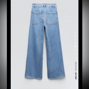 ZW zara marine straight jeans